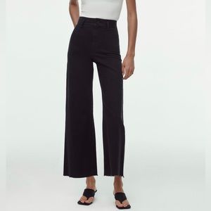 Zara wide leg marine pants